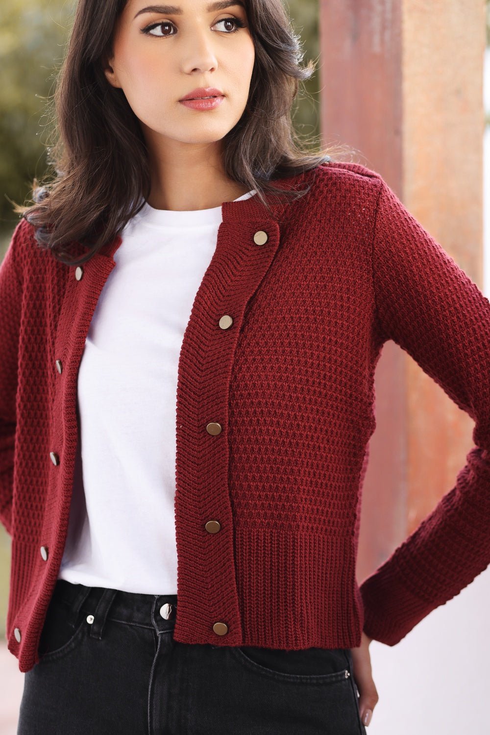 Veste Sara – Bordeau